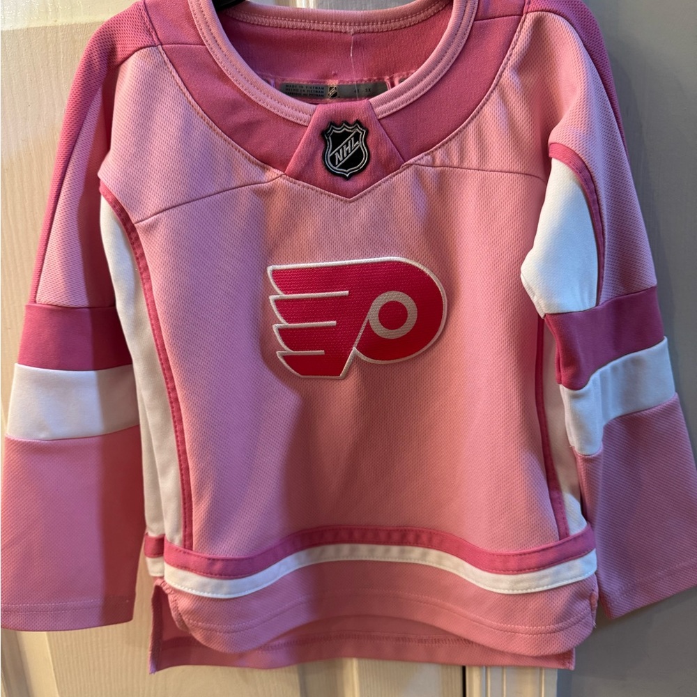 Youth NHL Flyers Jersey in PINK